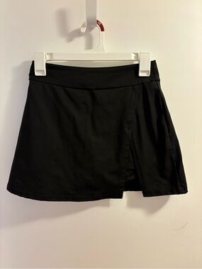 SHEIN Black Athletic Skort with Built-In Shorts